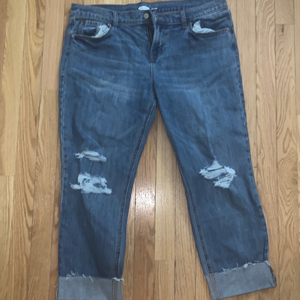 NWT Old Navy Destroyed Boyfriend Jeans